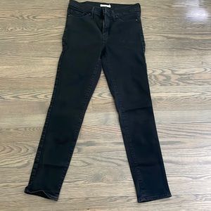 Levi's black denim 311 shaping skinny women's jeans 29 waist